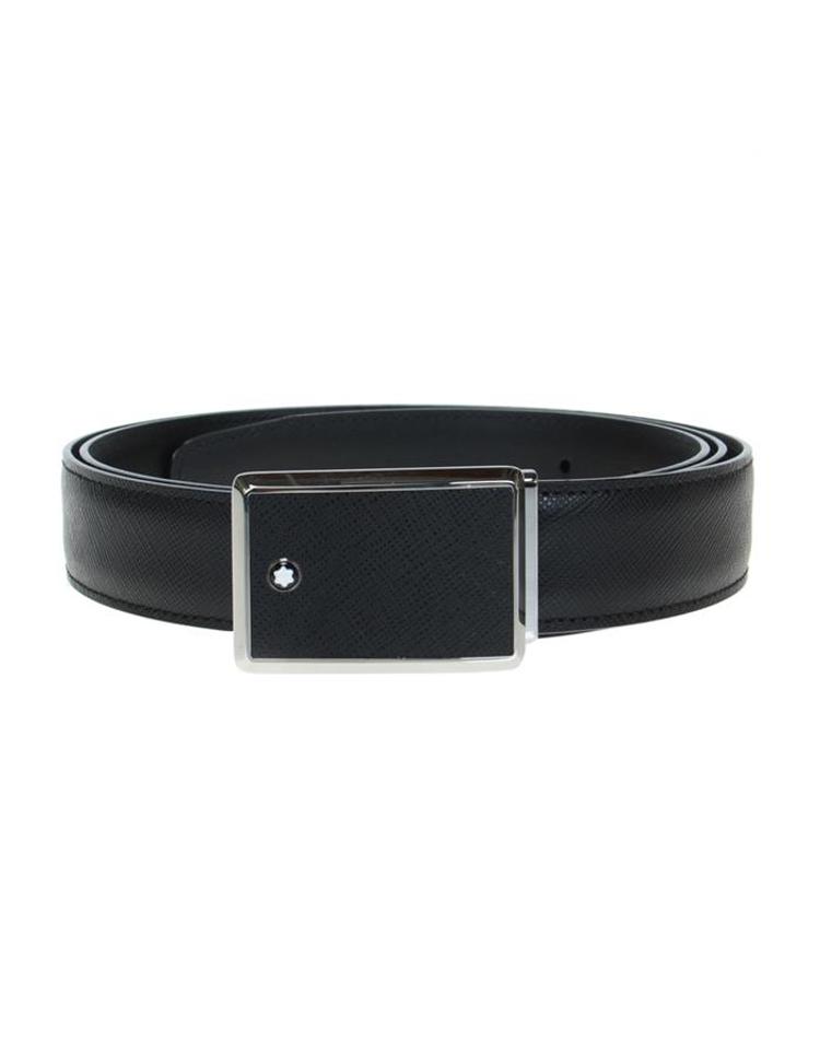 [몽블랑 ( Montblanc )][몽블랑]블랙 컬러 남성 벨트 / MB114421