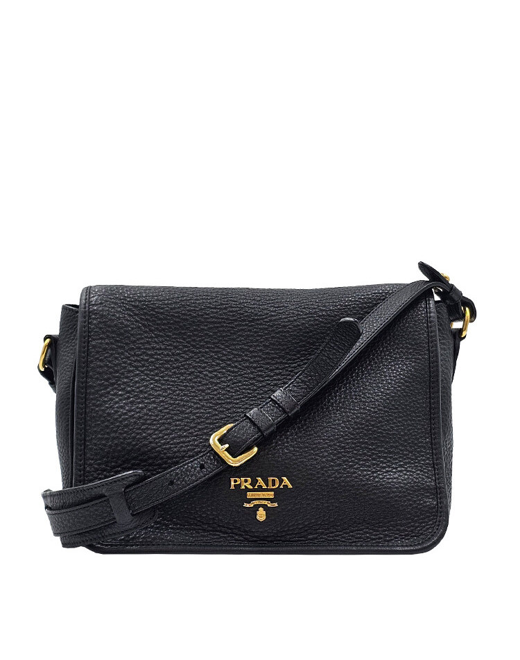 [Prada/리본즈(병행수입)][중고명품] 프라다 비텔로 비닉스 메신저 숄더백 1BD091 5533