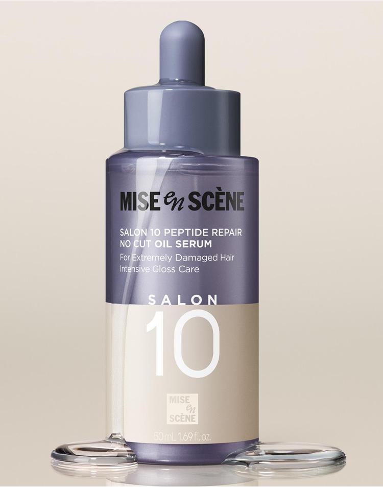 미쟝센 살롱10 펩타이드 리페어 노커트 오일세럼 50ml 1입