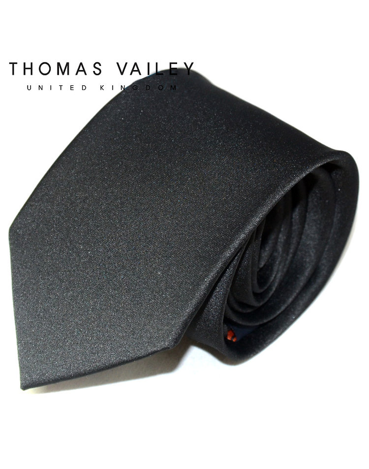 [THOMAS VAILEY] 토마스베일리 패션넥타이-예장 블랙 와이드 8cm ERD7XX00279
