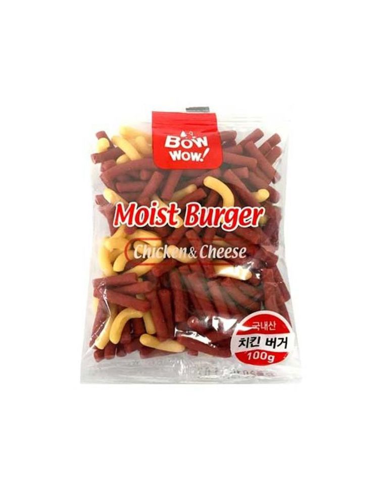 바우와우 모이스트 치킨버거 100g 85팩 1박스
