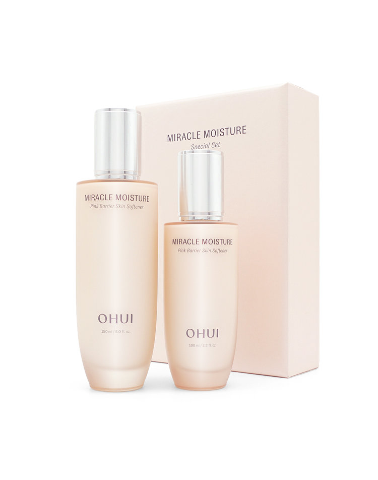 오휘 미라클 모이스처 핑크 베리어 스킨 소프너 2종 세트 (스킨 150ml스킨100ml)