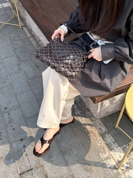레테 네트 숄더 S 아이보리 LFmall
