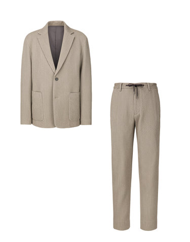 [SET] 베이지《Tech Twill》MARZOTTO 자켓+팬츠 셋업