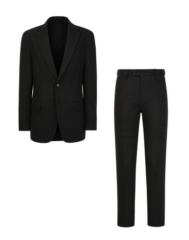 블랙《Wool Twill》셋업