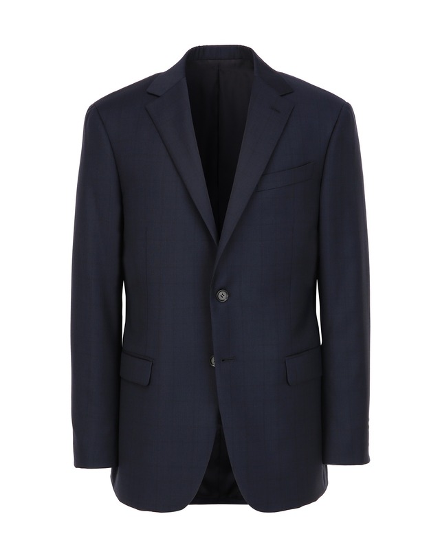 알레그리 다크네이비《Tech Tailoring》E.Zegna 쉐도우 패턴 수트 셋업 진한 네이비 착용컷