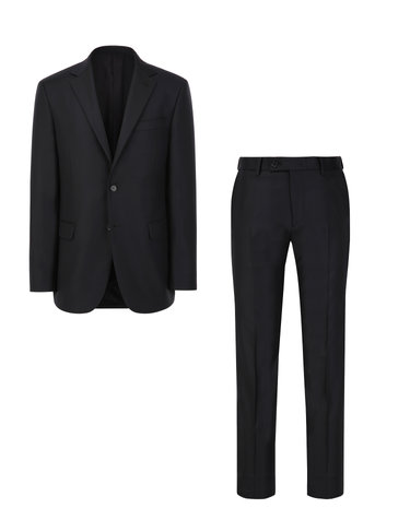 [SET] CANONICO 블랙《TECH TAILORING》 솔리드 수트 셋업