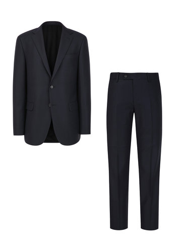 [SET] E.Zegna 다크터콰이즈블루《TECH TAILORING》투 톤 수트 셋업