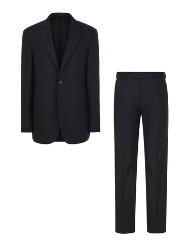 다크네이비 LORO PIANA 《TECH TAILORING》 솔리드 프리미엄 수트 셋업
