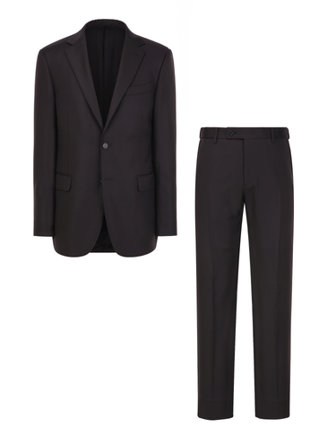 그레이쉬네이비 LORO PIANA 《TECH TAILORING》 솔리드 프리미엄 수트 셋업