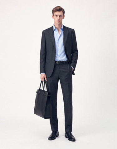 챠콜그레이 LORO PIANA 《TECH TAILORING》  마이크로 패턴 프리미엄 수트 셋업