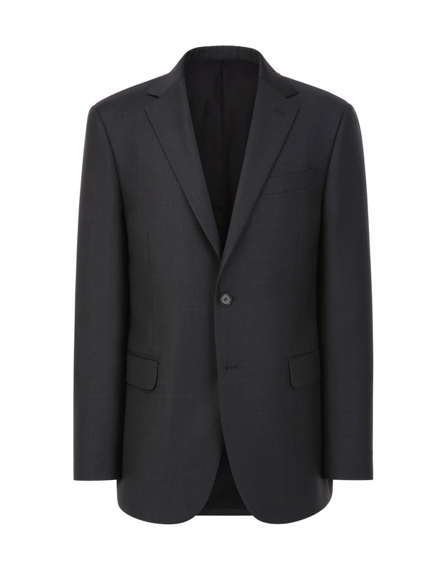 알레그리 [SET]E.Zegna 다크그레이《TECH TAILORING》 솔리드 수트 셋 진한 그레이 착용컷