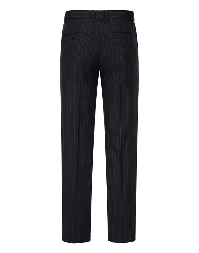 알레그리 다크네이비 E.ZEGNA《Modern TAILORING》 Pinstripe 수트 셋업 진한 네이비 상세