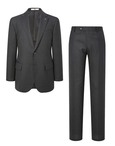 [ZEGNA] 모헤어 그레이 솔리드 수트