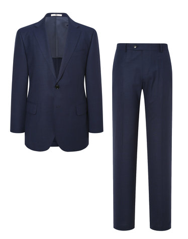 [LORO PIANA 원단] 울엘라 네이비 마이크로 수트