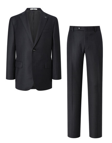 [LORO PIANA 원단] 그레이 체크 수트