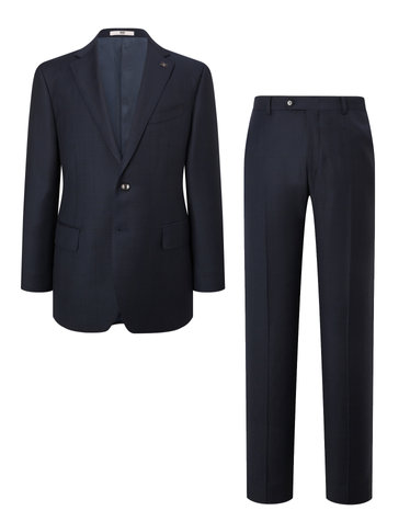 [ZEGNA] 네이비 쉐도우체크 수트