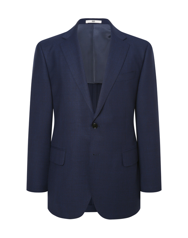 닥스 남성 세트 [LORO PIANA 원단] 울엘라 네이비 마이크로 수트 착용컷