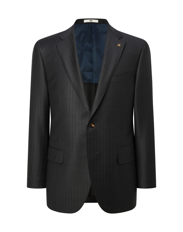 닥스 남성 세트 [ZEGNA] TROFEO 다크그레이 마이크로 수트 진한 그레이 착용컷