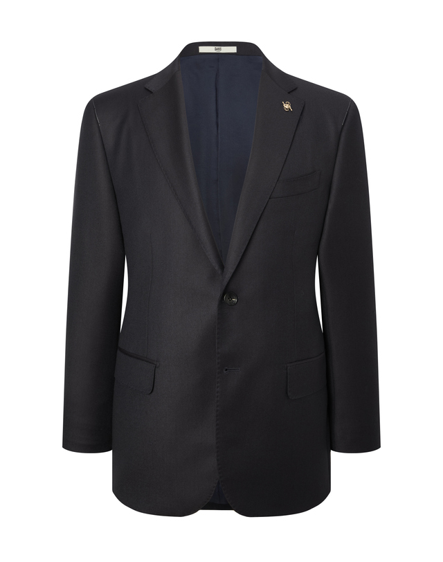 닥스 남성 세트 [ZEGNA] 다크그레이 조직감 수트 진한 그레이 착용컷