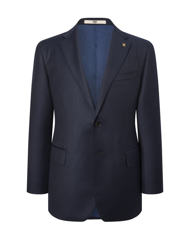 닥스 남성 세트 [ZEGNA] 다크네이비 조직감 수트 진한 네이비 착용컷