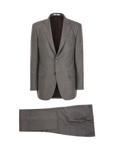 [OBS][BRITAIN][ZEGNA] 라이트 브라운 캐시미어 혼방 마이크로 체크 수트
