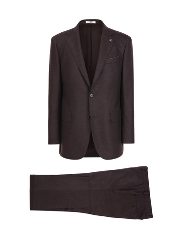 [BRITAIN][ZEGNA] 다크 와인 캐시미어 혼방 솔리드 수트