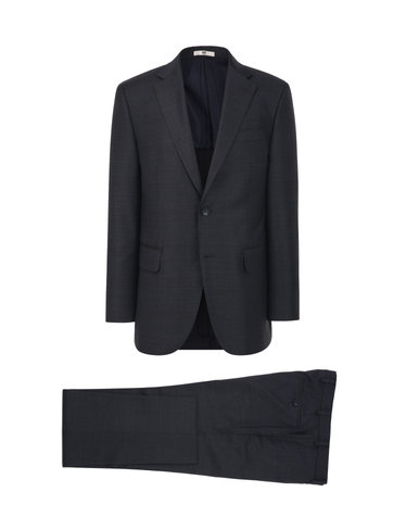 [ZEGNA] 다크그레이 울엘라스틴 마이크로패턴 수트