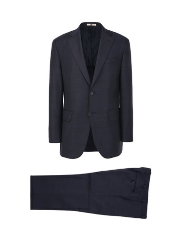 [ZEGNA] 다크네이비 울엘라스틴 마이크로패턴 수트