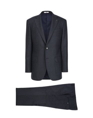 [BRITAIN][LORO PIANA 원단] 다크 터쿠아즈 블루 밀드 울 마이크로 수트