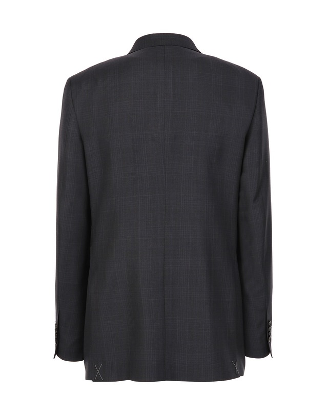 닥스 남성 세트 [ZEGNA] 차콜그레이 울100% 쉐도우체크 수트 차콜 그레이 착용컷