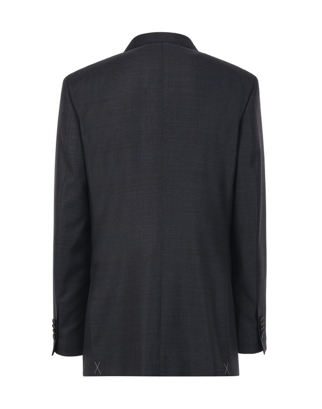 닥스 남성 세트 [ZEGNA] 다크그레이 울엘라스틴 마이크로패턴 수트 진한 그레이 착용컷