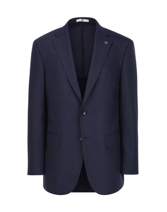 닥스 남성 세트 [LORO PIANA 원단] 네이비 울실크 엘라스틴 혼방 수트 착용컷