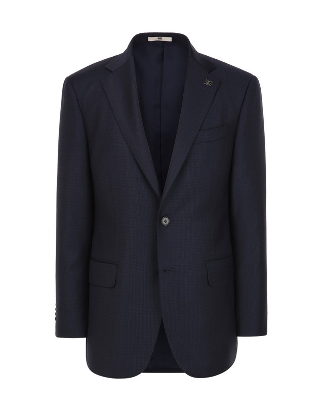 닥스 남성 세트 [BRITAIN][ZEGNA] 다크 네이비 울 100% 마이크로 수트 진한 네이비 착용컷