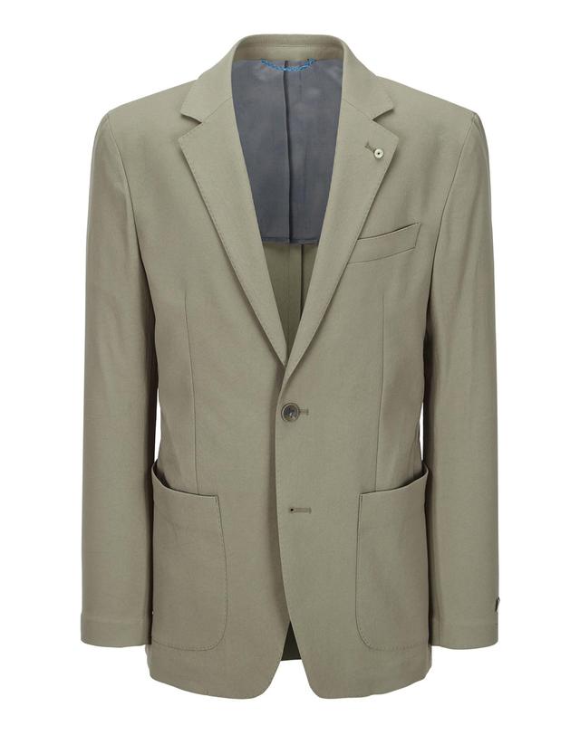 블루 라운지 세트 [SET-UP][Imported Fabric]베이지 캐주얼 수트 셋업 착용컷
