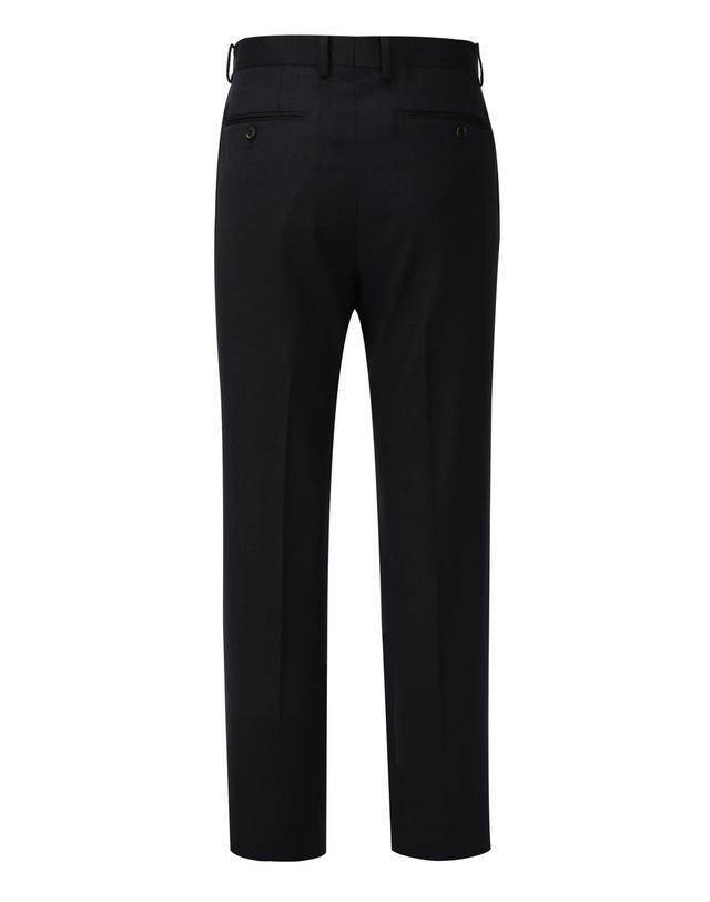 블루 라운지 세트 [GERE FIT] 다크네이비 잔체크 울 혼방 수트 진한 네이비 착용컷