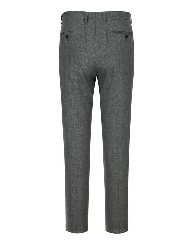 블루 라운지 세트 [CANONICO][BOND FIT]그레이 멜란지 울 수트 착용컷