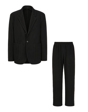 [SET] [SOFT PLEATS] 블랙 릴랙스드 셋업