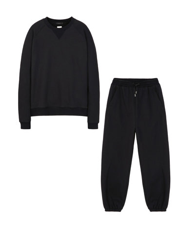 [SET] [NEWYORK SWEAT] 블랙 UrbanShell 맨투맨 셋업