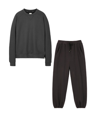 [SET] [NEWYORK SWEAT] 차콜그레이 UrbanShell 맨투맨 셋업