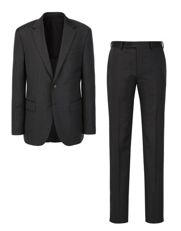 [SET] [E.ZEGNA 원단] 시그니처 투톤 수트 셋업 - 다크그레이