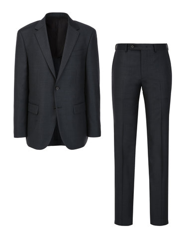 [SET] [E.ZEGNA 원단] 시그니처 투톤 수트 셋업 - 다크터콰이즈블루