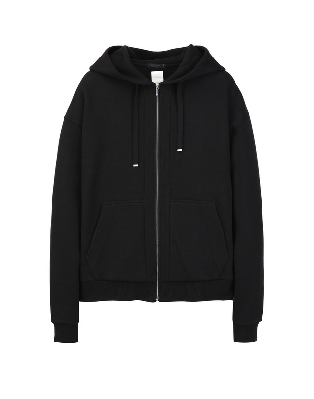 질스튜어트 뉴욕 세트 [SET] [NEW YORK SWEAT] UrbanShell 후드집업 & 와이드핏 팬츠 셋업 - 블랙 착용컷