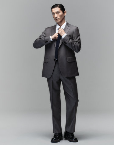 [ZEGNA] 라이트브라운 투톤 울 수트 셋업