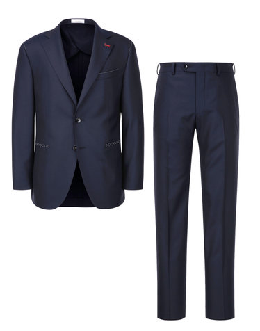 [SET][ALBERO][ZEGNA] 다크네이비 단색 울 수트 셋업