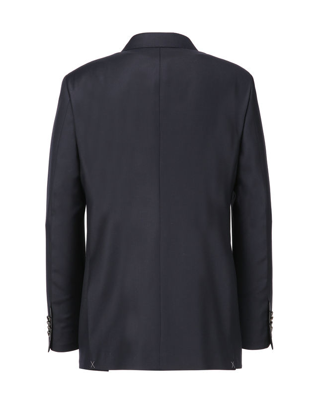 마에스트로 세트 [ZEGNA] 다크네이비 단색 울 수트 셋업 진한 네이비 착용컷