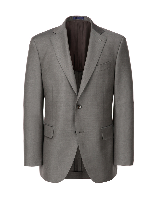 마에스트로 세트 [ZEGNA] 라이트브라운 투톤 울 수트 셋업 밝은 브라운 착용컷