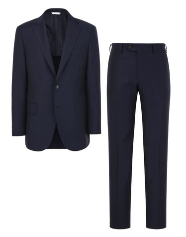 [MILANO][ZEGNA TROFEO] 네이비 울 솔리드 수트