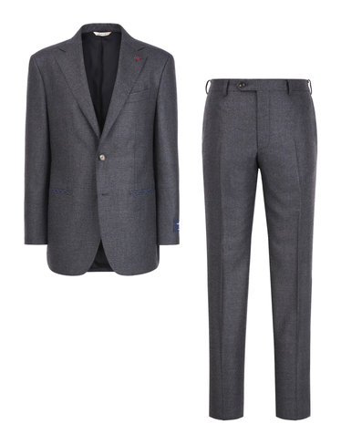 [SET] [COMFORT][ZEGNA] 다크그레이 캐시미어 글랜 체크 수트셋업