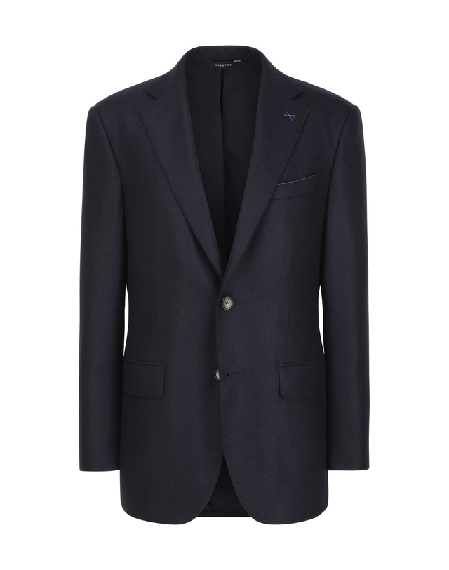 마에스트로 세트 [SET] [COMFORT][LORO PIANA 원단] 다크네이비 플란넬 솔리드 수트셋업 진한 네이비 상세